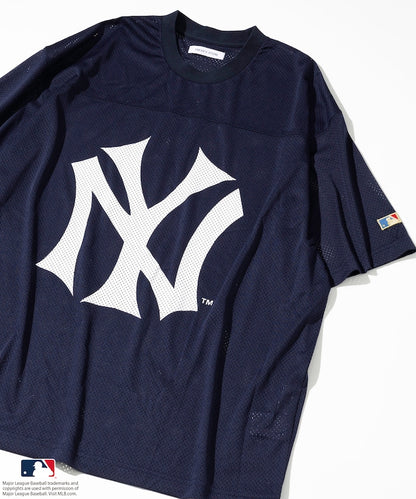 FREAK'S STORE MLB Major League Baseball Mesh Crew Neck T-Shirt 透氣短袖T恤