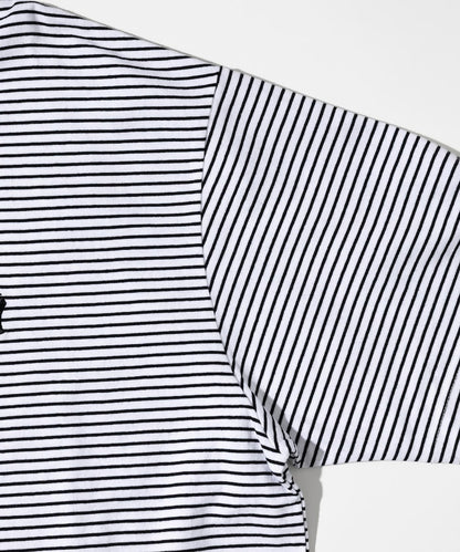 FREAK'S STORE MLB Major League Baseball Pin Border T-Shirt 短袖條紋T恤