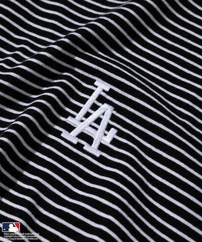 FREAK'S STORE MLB Major League Baseball Pin Border T-Shirt 短袖條紋T恤