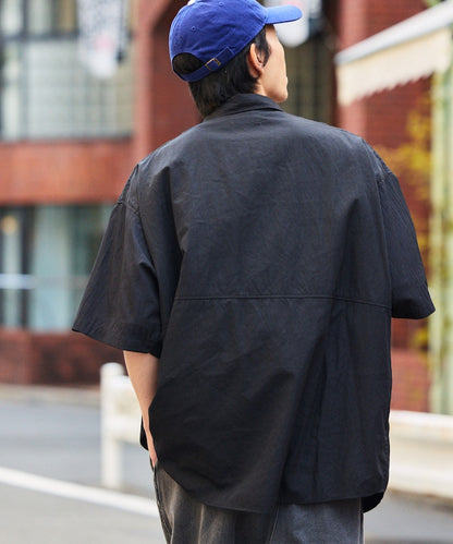 FREAK'S STORE Big silhouette multi-pocket design S/S shirt 多口袋設計短袖襯衫