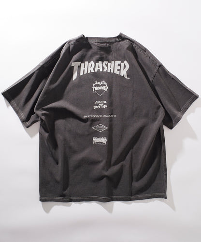 PUBLUX x THRASHER LOGO TEE 限定印花短袖T恤