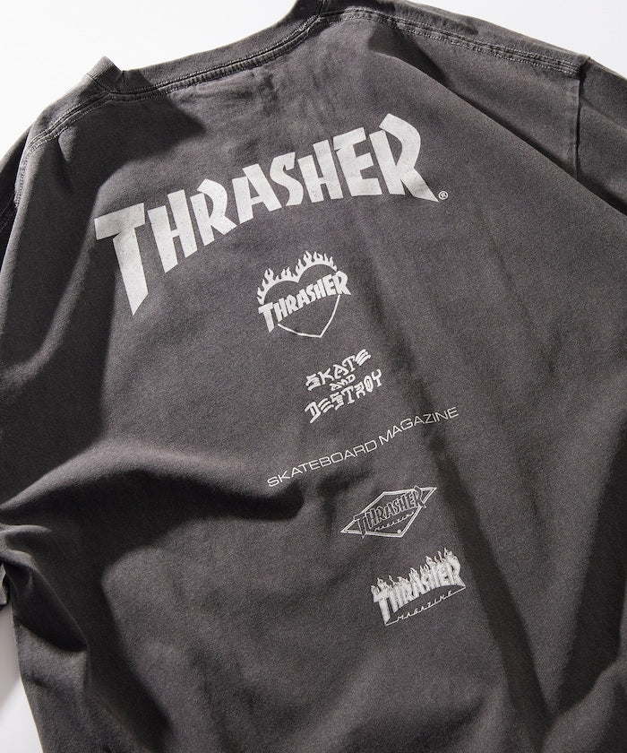 PUBLUX x THRASHER LOGO TEE 限定印花短袖T恤