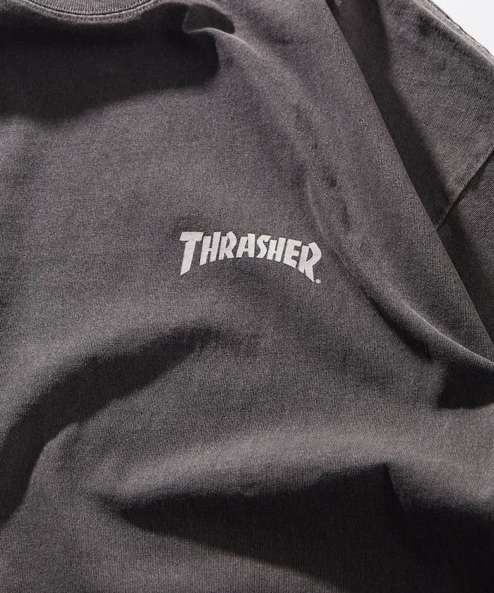 PUBLUX x THRASHER LOGO TEE 限定印花短袖T恤