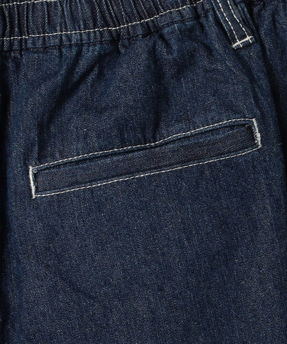 FREAK'S STORE Linen blend curved easy Pants 亞麻混紡休閒牛仔褲