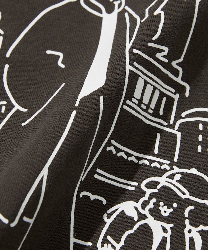 tombonia x FREAK’S STORE NY travel Short sleeve T-shirt 印花短袖T恤