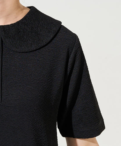 FREAK'S STORE 限定 皺褶Polo領短袖洋裝