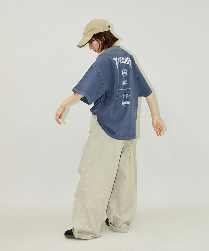 PUBLUX x THRASHER LOGO TEE 限定印花短袖T恤