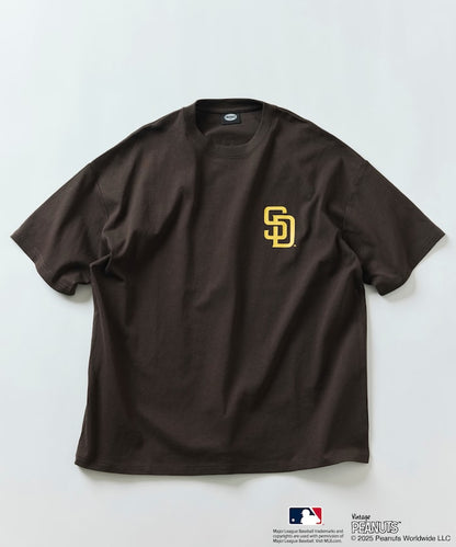 FREAK'S STORE x PEANUTS MLB Special Order Big Silhouette Back Print T-Shirt / PADRES 印花短袖T恤