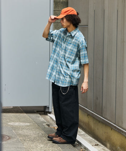 FREAK'S STORE Wide silhouette double knee work Pants 寬版工裝褲