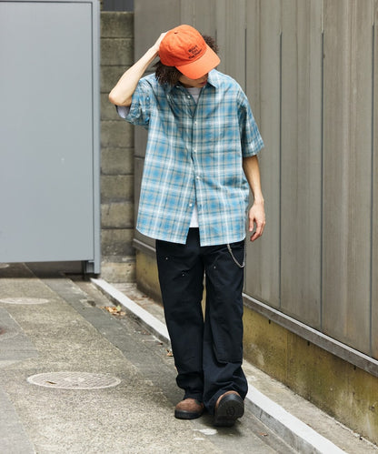 FREAK'S STORE Wide silhouette double knee work Pants 寬版工裝褲