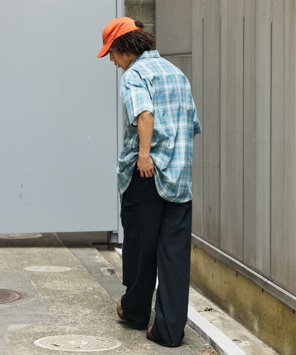 FREAK'S STORE Wide silhouette double knee work Pants 寬版工裝褲