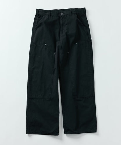 FREAK'S STORE Wide silhouette double knee work Pants 寬版工裝褲