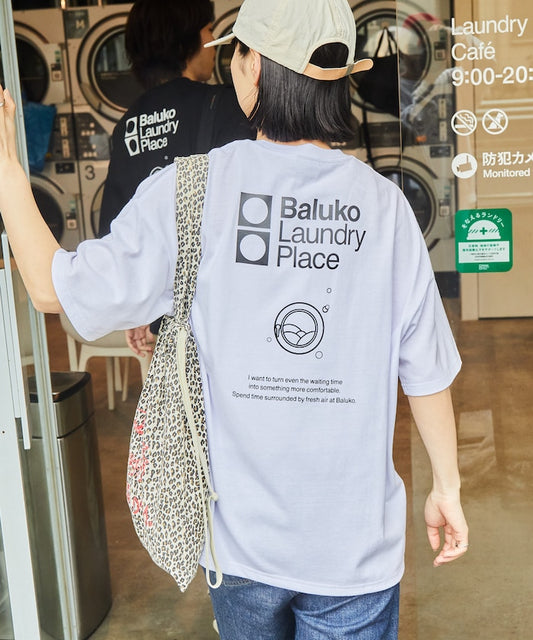 FREAK'S STORE x Baluko Laundry Place Big Silhouette Back Print T-Shirt 印花短袖T恤