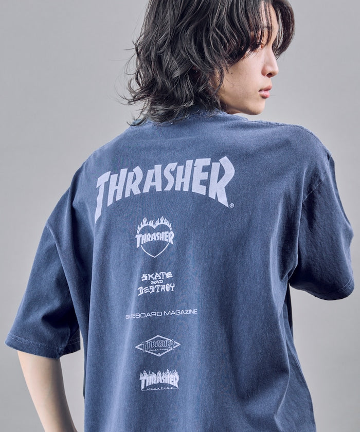 PUBLUX x THRASHER LOGO TEE 限定印花短袖T恤