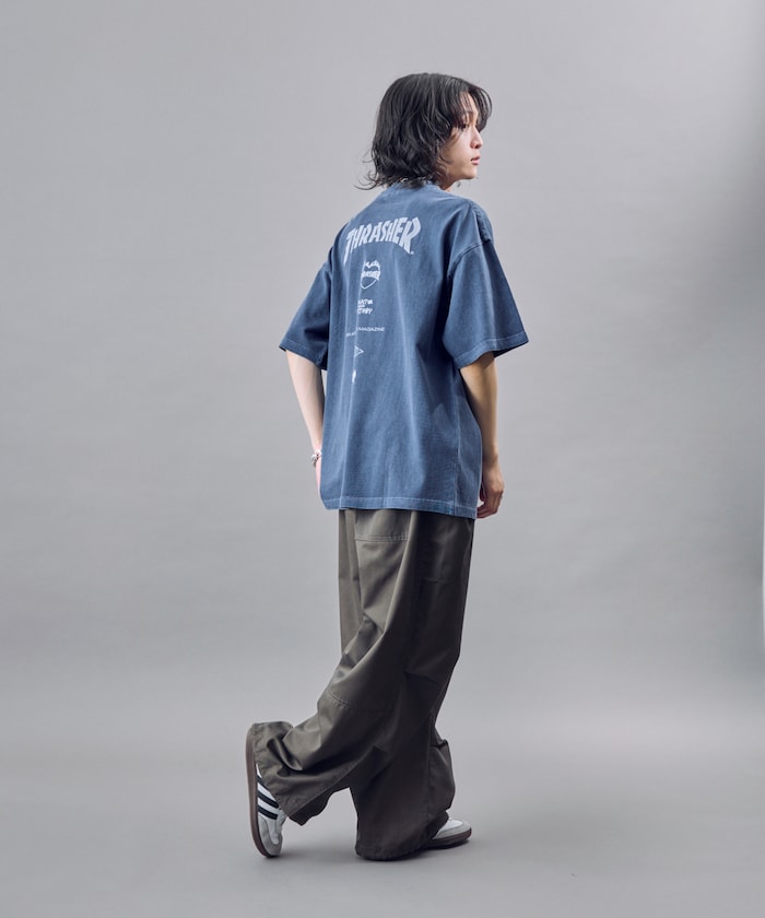 PUBLUX x THRASHER LOGO TEE 限定印花短袖T恤