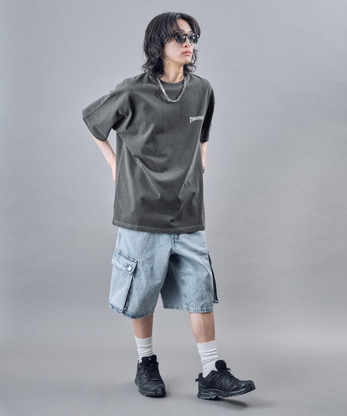 PUBLUX x THRASHER LOGO TEE 限定印花短袖T恤