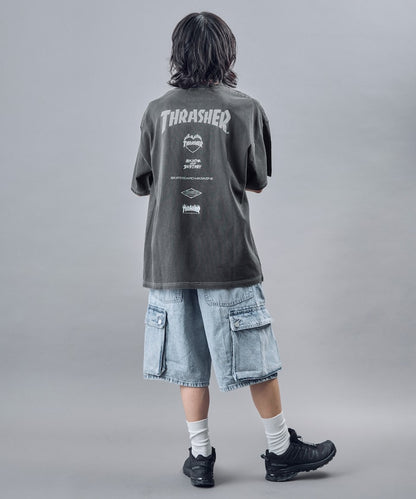 PUBLUX x THRASHER LOGO TEE 限定印花短袖T恤