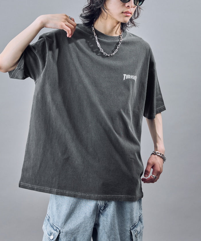 PUBLUX x THRASHER LOGO TEE 限定印花短袖T恤