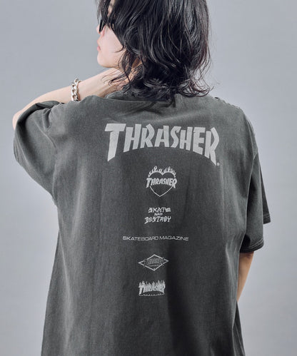PUBLUX x THRASHER LOGO TEE 限定印花短袖T恤