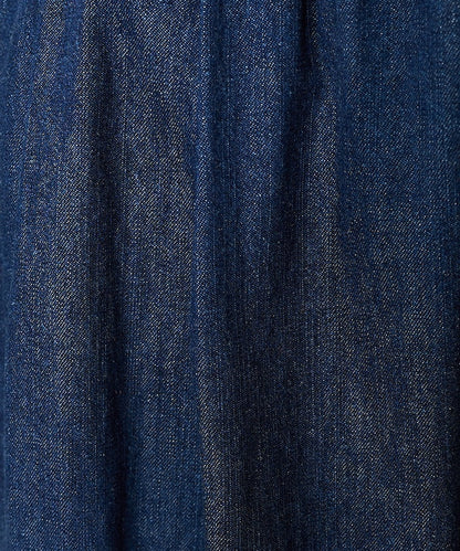 FREAK'S STORE Linen blend curved easy Pants 亞麻混紡休閒牛仔褲