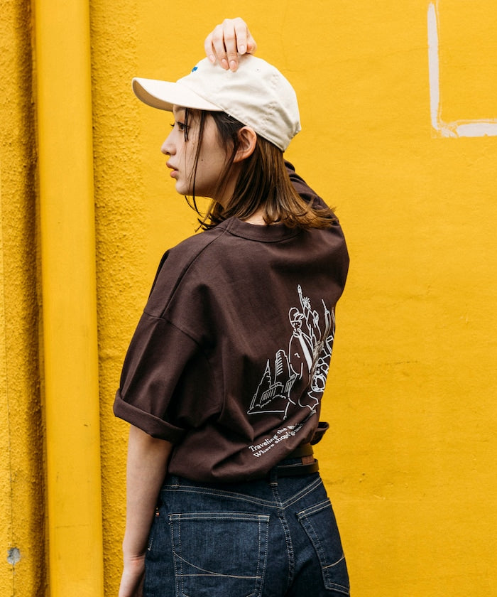 tombonia x FREAK’S STORE NY travel Short sleeve T-shirt 印花短袖T恤