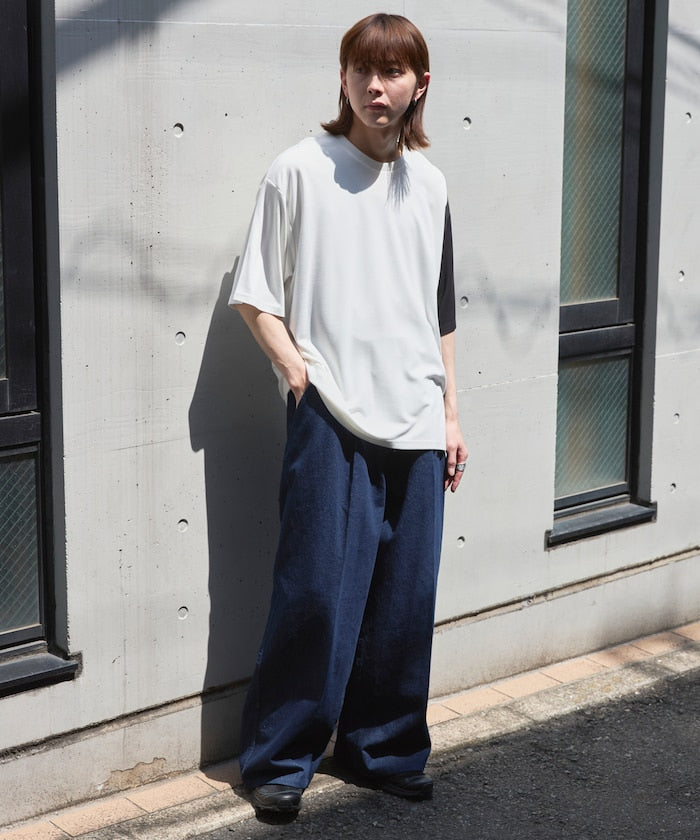 Firsthand UV protection Punch-on T-shirt 機能拼色短袖T恤