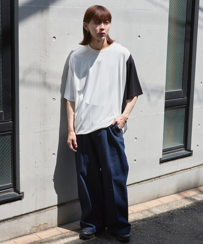 Firsthand UV protection Punch-on T-shirt 機能拼色短袖T恤