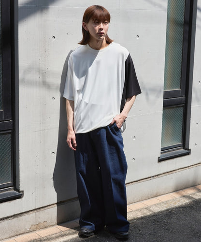 Firsthand UV protection Punch-on T-shirt 機能拼色短袖T恤