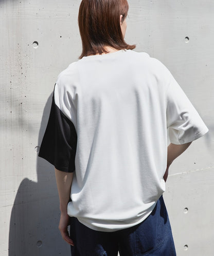 Firsthand UV protection Punch-on T-shirt 機能拼色短袖T恤