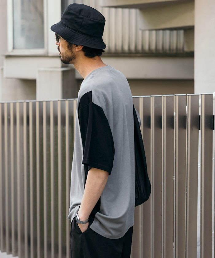 Firsthand UV protection Punch-on T-shirt 機能拼色短袖T恤