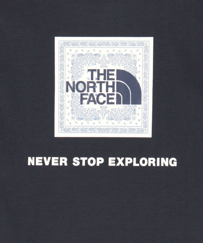 THE NORTH FACE Kids Short Sleeve Bandana Square Logo Tee 兒童印花短袖T恤