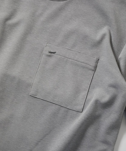 FREAK'S STORE Summer Knit relaxed fit spindle pocket t-shirt 夏季針織短袖T恤