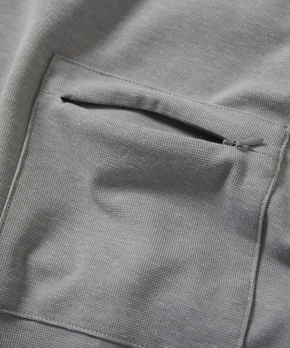 FREAK'S STORE Summer Knit relaxed fit spindle pocket t-shirt 夏季針織短袖T恤