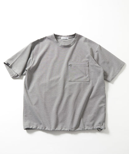 FREAK'S STORE Summer Knit relaxed fit spindle pocket t-shirt 夏季針織短袖T恤
