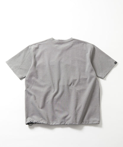 FREAK'S STORE Summer Knit relaxed fit spindle pocket t-shirt 夏季針織短袖T恤
