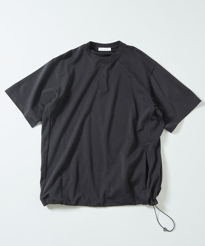 FREAK'S STORE SUPER ICE 涼感亨利領短袖上衣