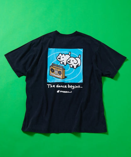 FREAK'S STORE matsui dancing back print T-shirt 印花短袖T恤