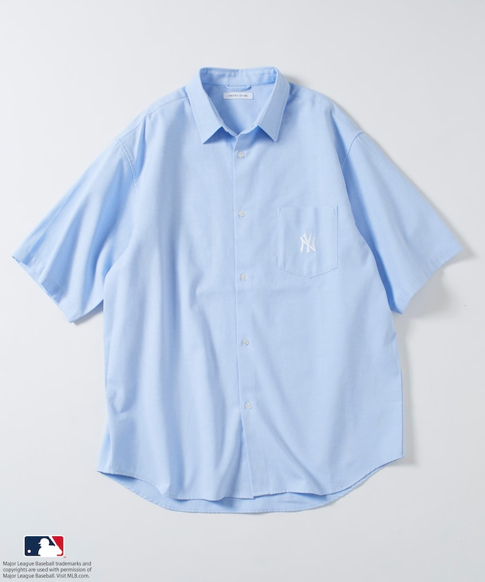 FREAK'S STORE MLB Major League Baseball Oxford shirt 短袖牛津襯衫