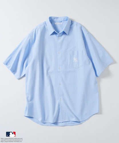 FREAK'S STORE MLB Major League Baseball Oxford shirt 短袖牛津襯衫