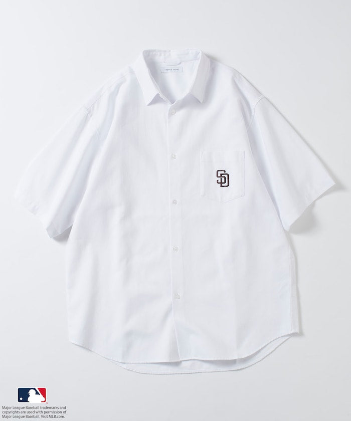 FREAK'S STORE MLB Major League Baseball Oxford shirt 短袖牛津襯衫