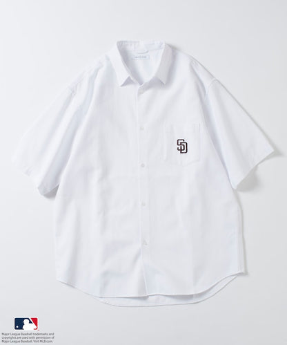 FREAK'S STORE MLB Major League Baseball Oxford shirt 短袖牛津襯衫