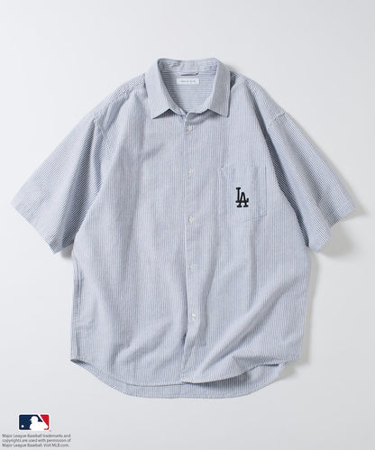 FREAK'S STORE MLB Major League Baseball Oxford shirt 短袖牛津襯衫