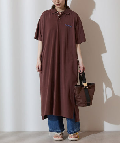 MA Firsthand BASIC LOGO POLO ONEPIECE 刺繡短袖Polo連衣裙