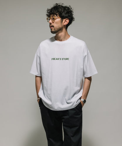 FREAK'S STORE Relaxed Fit Embroidered Logo T-Shirt 簡約LOGO短袖T恤