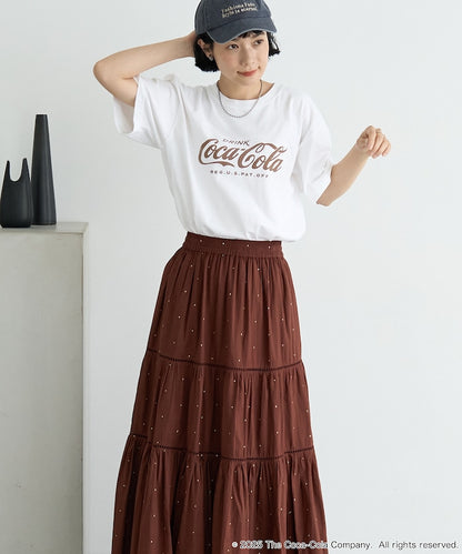 FREAK'S STORE Coca-Cola Logo T-shirt 印花短袖T恤