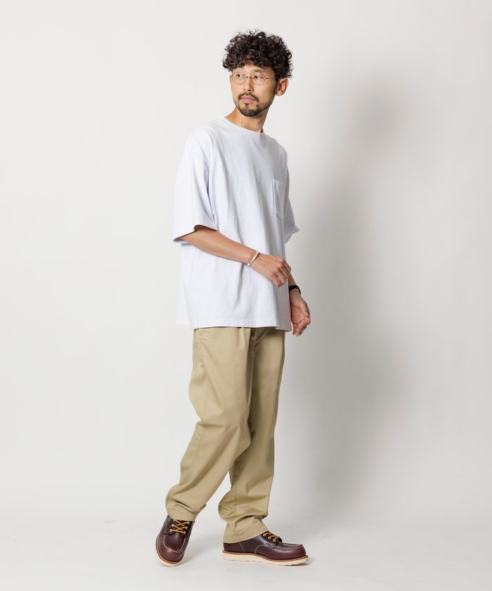 FREAK'S STORE Relaxed fit twill easy Pants 寬版簡約休閒長褲