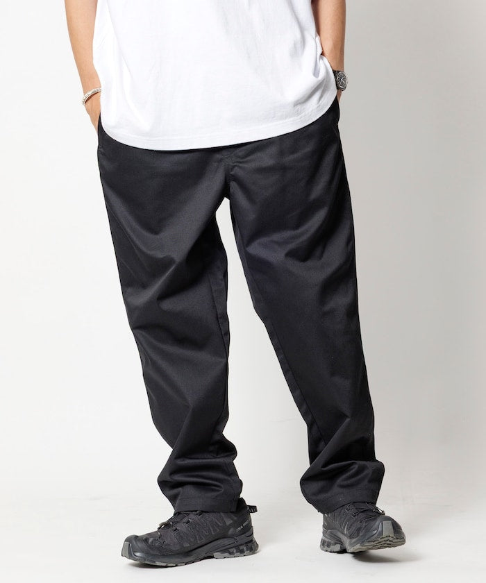 FREAK'S STORE Relaxed fit twill easy Pants 寬版簡約休閒長褲