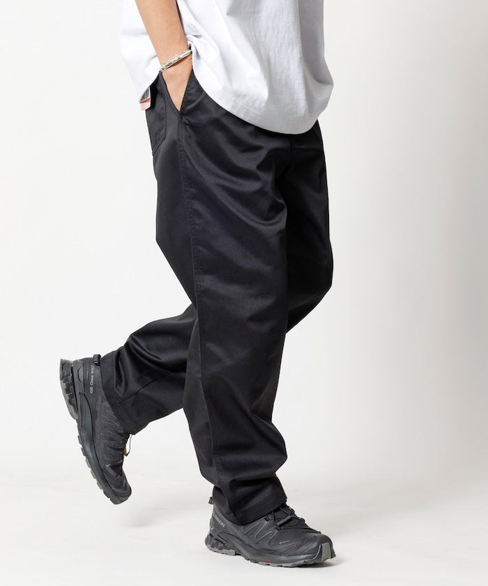 FREAK'S STORE Relaxed fit twill easy Pants 寬版簡約休閒長褲