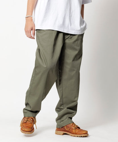 FREAK'S STORE Relaxed fit twill easy Pants 寬版簡約休閒長褲