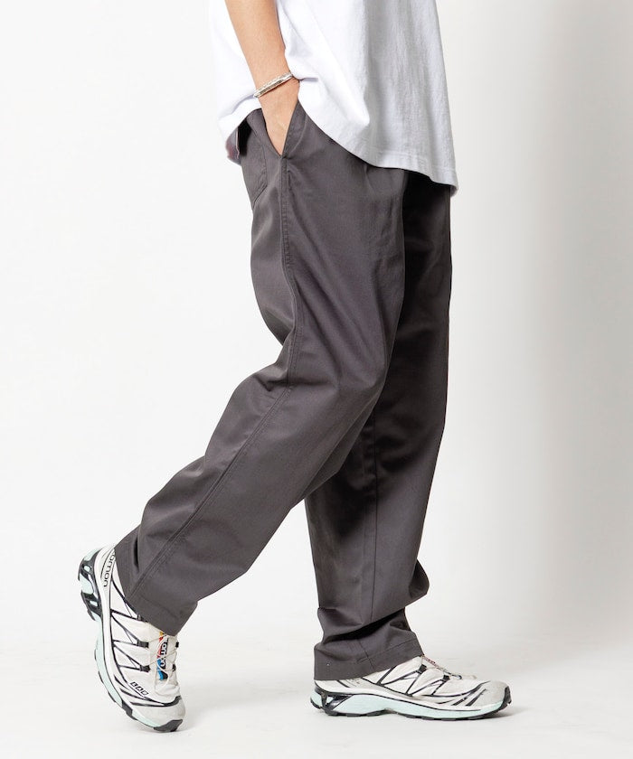 FREAK'S STORE Relaxed fit twill easy Pants 寬版簡約休閒長褲